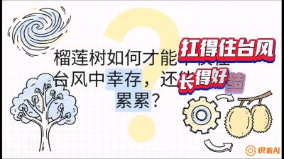 第四节：中国榴莲突围战：为生存重塑权型，抗台风矮化栽培与力学牵引，课程：《国产榴莲突围战：从泰国经验到中国实操的8堂必修课（高阶实战版）》