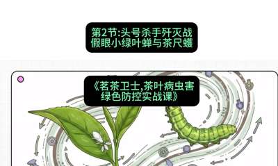 第02节：头号杀手歼灭战&mdash;&mdash;假眼小绿叶蝉与茶尺蠖，课程：《茗茶卫士&mdash;&mdash;茶叶病虫害绿色防控实战课》#识农AI